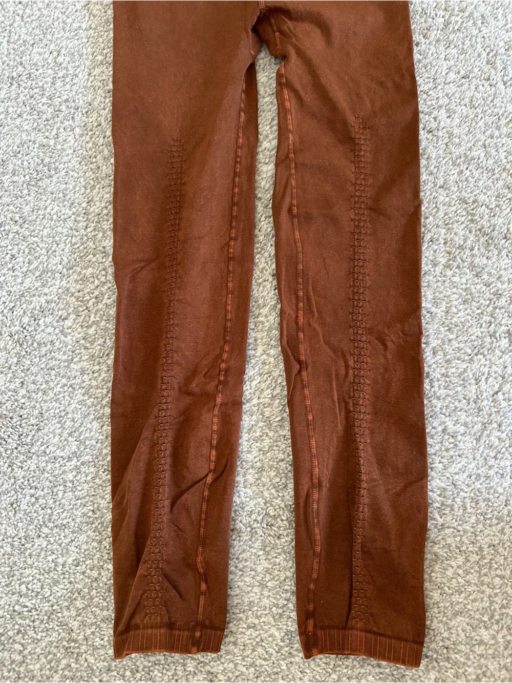 Women’s Free People Good Karma High Rise 7/8 Length Rust Legging